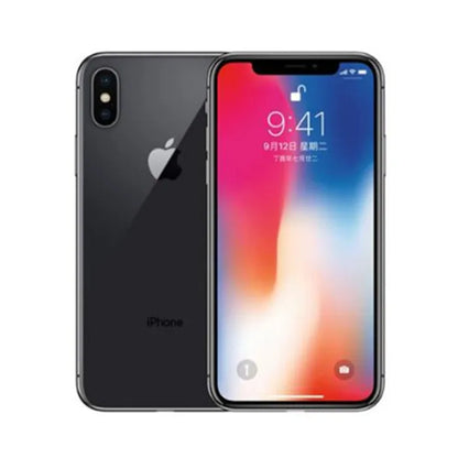 Original Unlock Apple iPhone X Face ID 64GB/256GB ROM iOS A11 5.8" 3GB RAM 12MP Hexa Core Dual Camera 4G LTE USED Mobile Phone