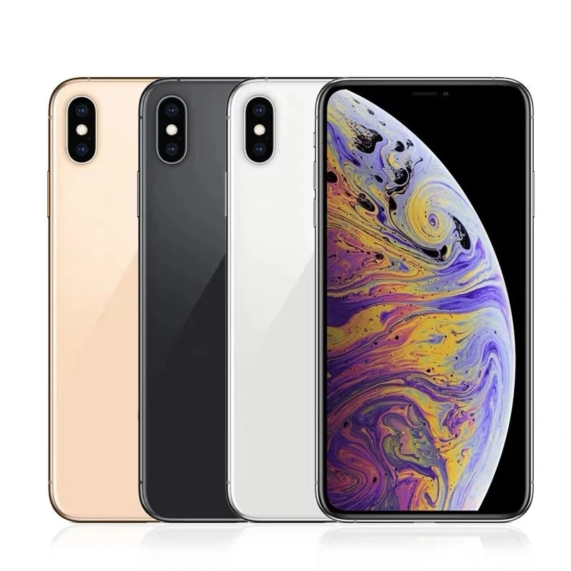 Apple iPhone XS 5.8" Retina OLED Display 4G LTE 2658mAh A12 Bionic Chip 4G RAM 64GB/256GB/512GB ROM Original Unlocked Used Phone - Universal Market