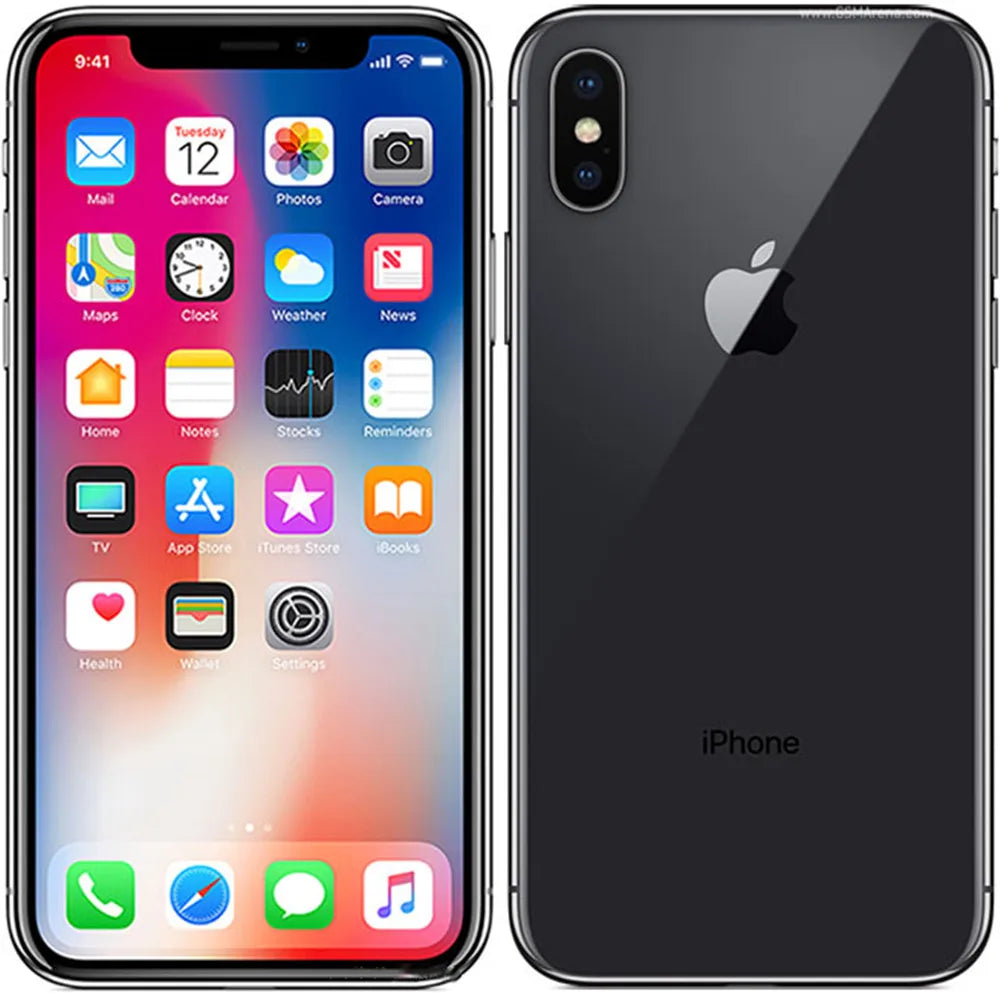 Apple iPhone X 5.8" Original OLED Screen RAM 3GB ROM 64/256GB Face ID A11 Bionic 4G LTE 12MP IOS Unlocked Genuine