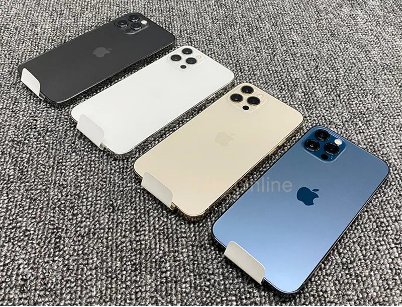 Genuine Apple iPhone 12 Pro Max 128/256/512GB ROM Original 6.7" Retina OLED RAM 6GB A14 Face ID NFC Unlocked 5G 98% New Phone - Universal Market