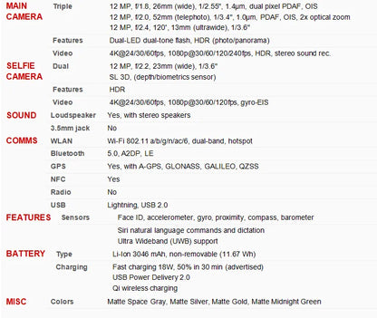 Apple iPhone11 Pro 64GB 256GB ROM Original 5.8" Super Retina OLED A13 IOS iPhone 11 Pro 11Pro Face ID Genuine Unlocked  4G LTE - Universal Market