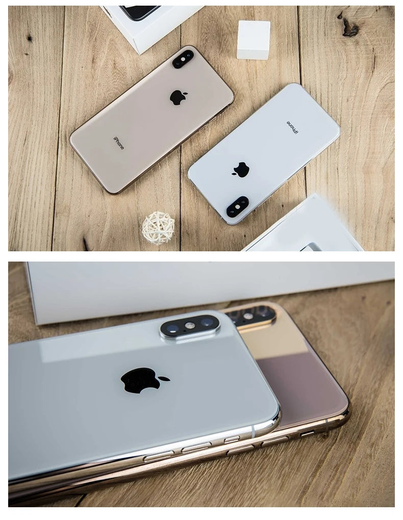 Apple iPhone XS 5.8" Retina OLED Display 4G LTE 2658mAh A12 Bionic Chip 4G RAM 64GB/256GB/512GB ROM Original Unlocked Used Phone - Universal Market