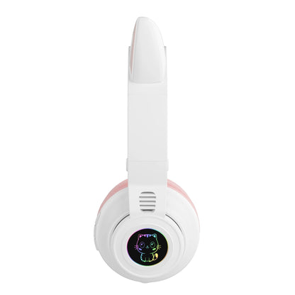 HiFi Girls Wireless Unicorn headphones with Mic phone Stereo Bass Cute Children Music Kid Cat Bluetooth Headsets Support SD Card