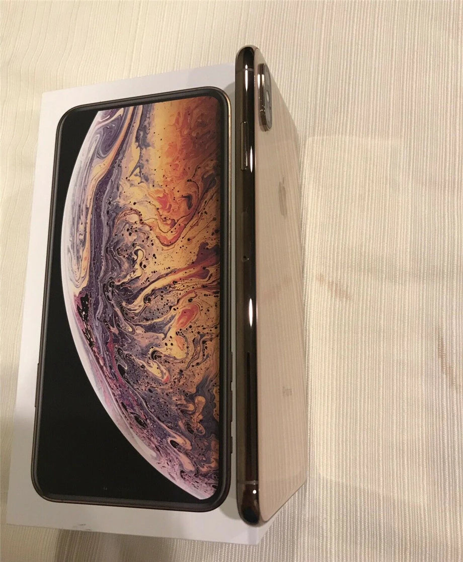 Apple iPhone XS Max A1921 64GB/256GB/512GB RAM 4GB 6.5" Super Retina OLED Hexa Core IOS A12 Bionic LTE 4G Original Cell Phone - Universal Market
