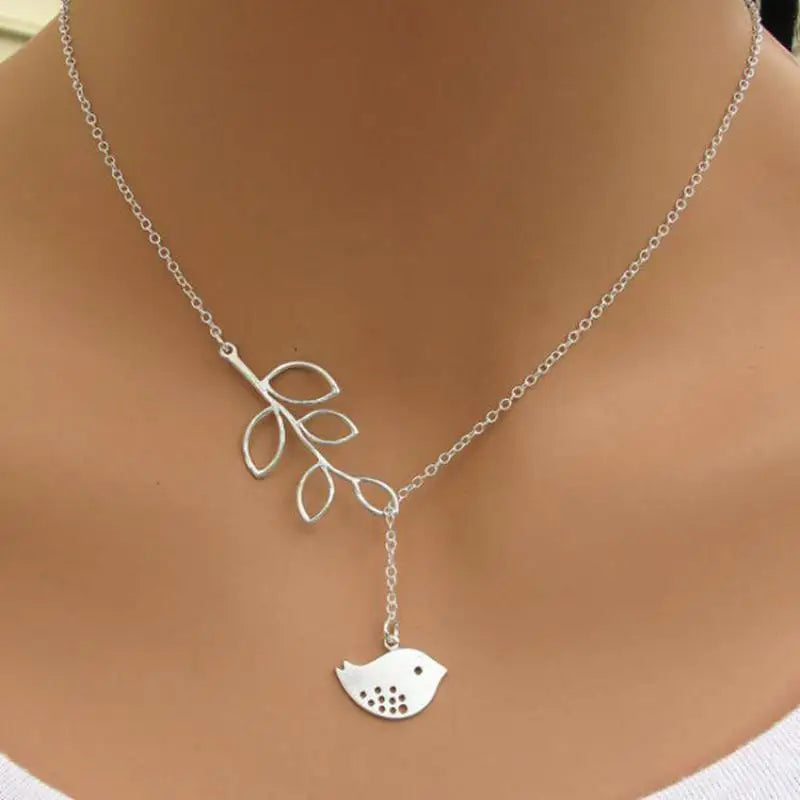 New Fashion Corss Jewelry Leaves Bird Pendant Necklace Maxi Statement Necklace Chokers Necklace For Women 2018 Jewelry Bijoux - Universal Market