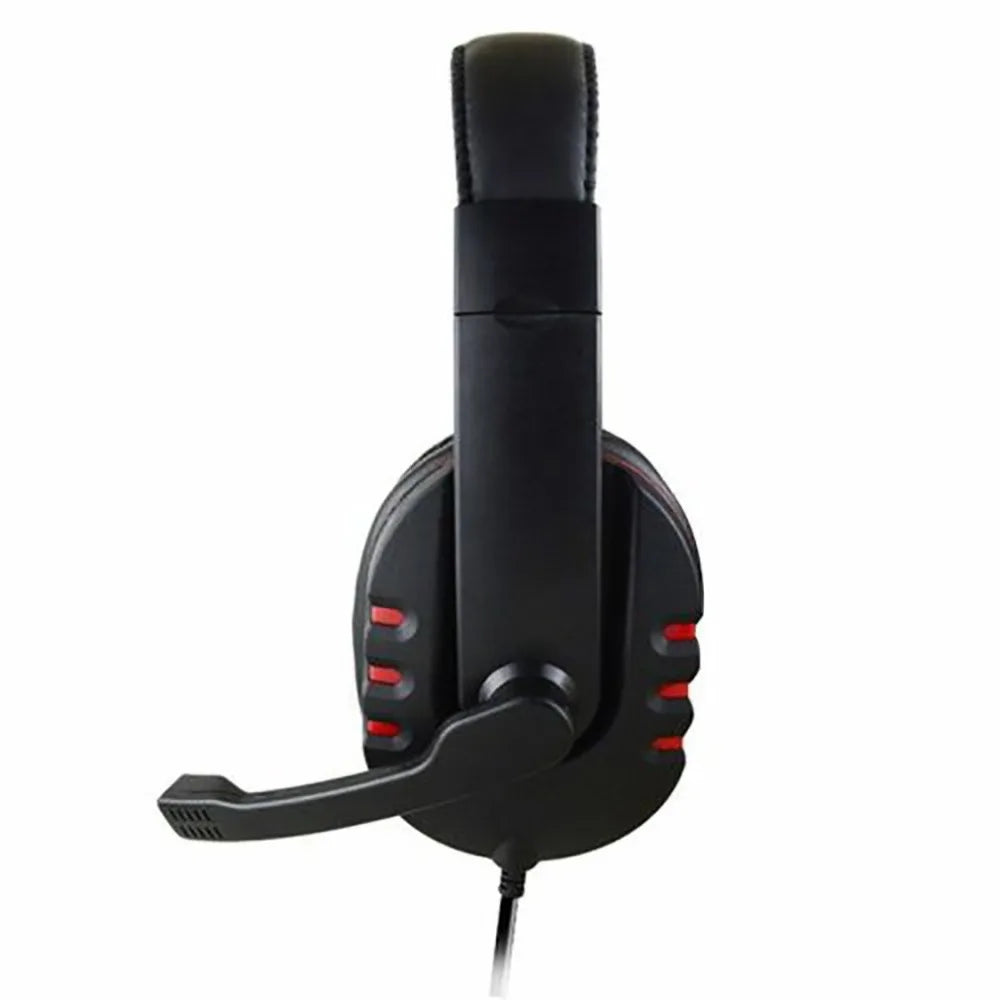 Headphones 3.5mm Wired Gaming Headset Earphones Music For PS4 Play Station 4 Game PC Chat computer With Microphone - Universal Market