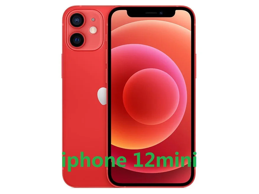 Used iPhone 12 Mini 5G Smartphone Original Mobile Phone with iOS A14 4GB RAM & 64/128/256 GB Storage 5.4'' Dual 12MP Camera - Universal Market
