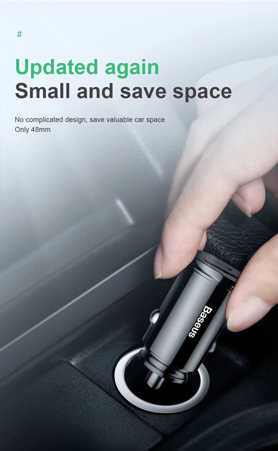 Baseus 30W USB Car Charger Quick Charge 4.0 3.0 FCP SCP USB PD For Xiaomi iPhone 12 13 14 15 Pro Fast Charging Car Phone Charger