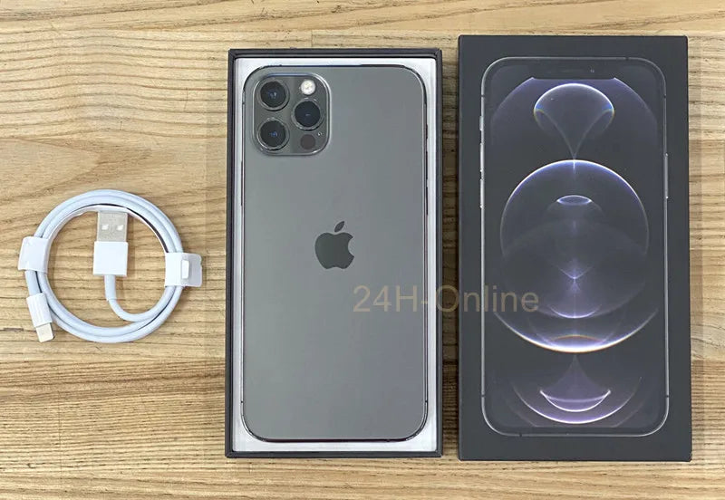 Genuine Apple iPhone 12 Pro Max 128/256/512GB ROM Original 6.7" Retina OLED RAM 6GB A14 Face ID NFC Unlocked 5G 98% New Phone - Universal Market