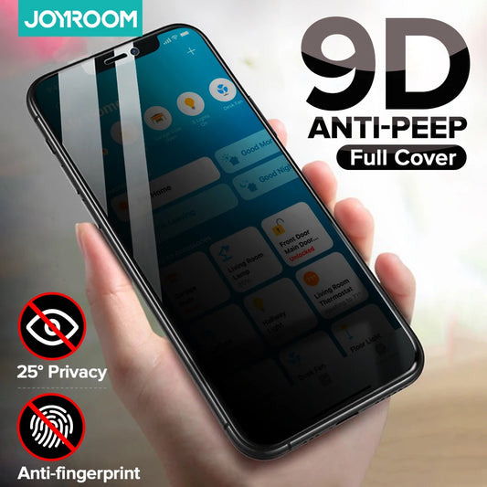 Joyroom Private Glass For iphone 17 16 15 14 ProMax Screen Protector Anti-spy Tempered Glass For iPhone Privacy Screen Protector