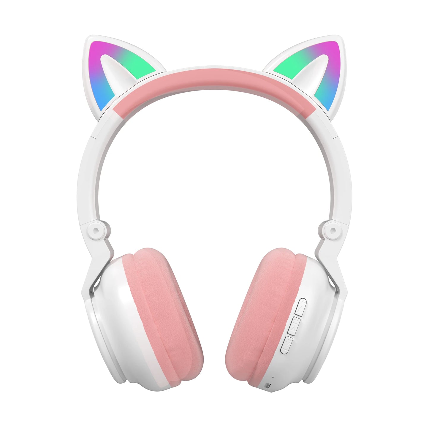 HiFi Girls Wireless Unicorn headphones with Mic phone Stereo Bass Cute Children Music Kid Cat Bluetooth Headsets Support SD Card - Universal Market