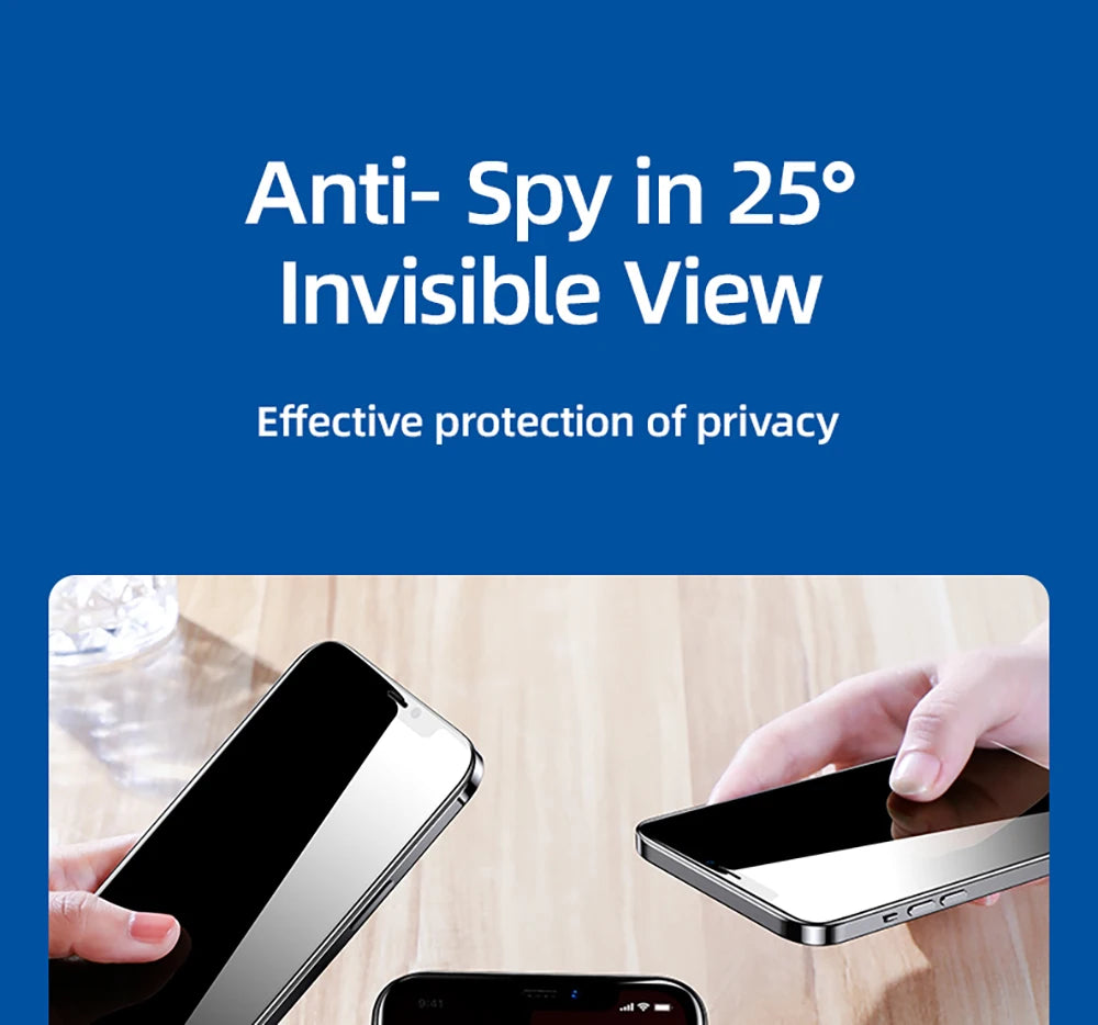Joyroom Private Glass For iphone 17 16 15 14 ProMax Screen Protector Anti-spy Tempered Glass For iPhone Privacy Screen Protector