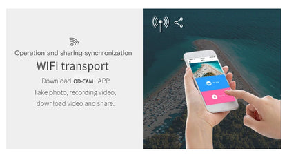 4K Video Camera for Blogger, Ordro EP6 PLUS Mini WiFi YouTube Vlogging Digital Camcorder Head Wearable POV FPV Recorder