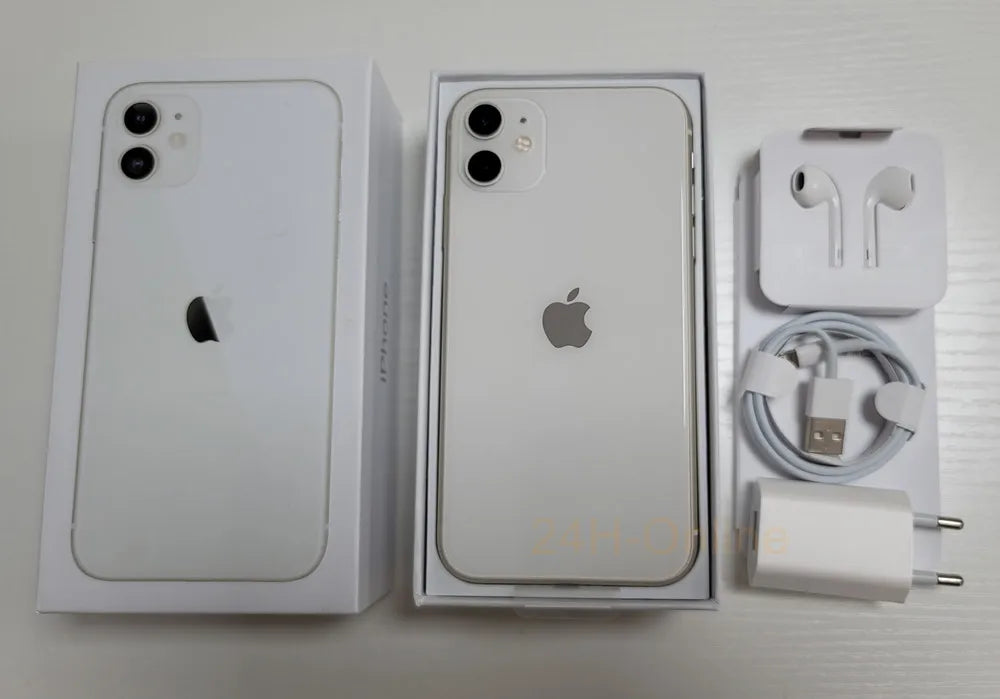 Apple iPhone 11 64/128/256GB ROM 6.1" Original Liquid Retina IPS LCD Face ID A13 IOS Genuine iPhone11 Unlocked 4G LTE Cellphone - Universal Market