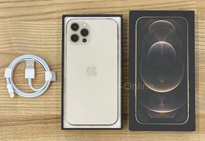 Genuine Apple iPhone 12 Pro Max 128/256/512GB ROM Original 6.7" Retina OLED RAM 6GB A14 Face ID NFC Unlocked 5G 98% New Phone - Universal Market