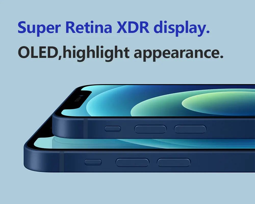 iPhone 12 5G iphone12 6.1" Genuine Super OLED RAM 4GB ROM 64/128/256GB A14 Bionic Face ID NFC 98% New Original Cell Phone - Universal Market