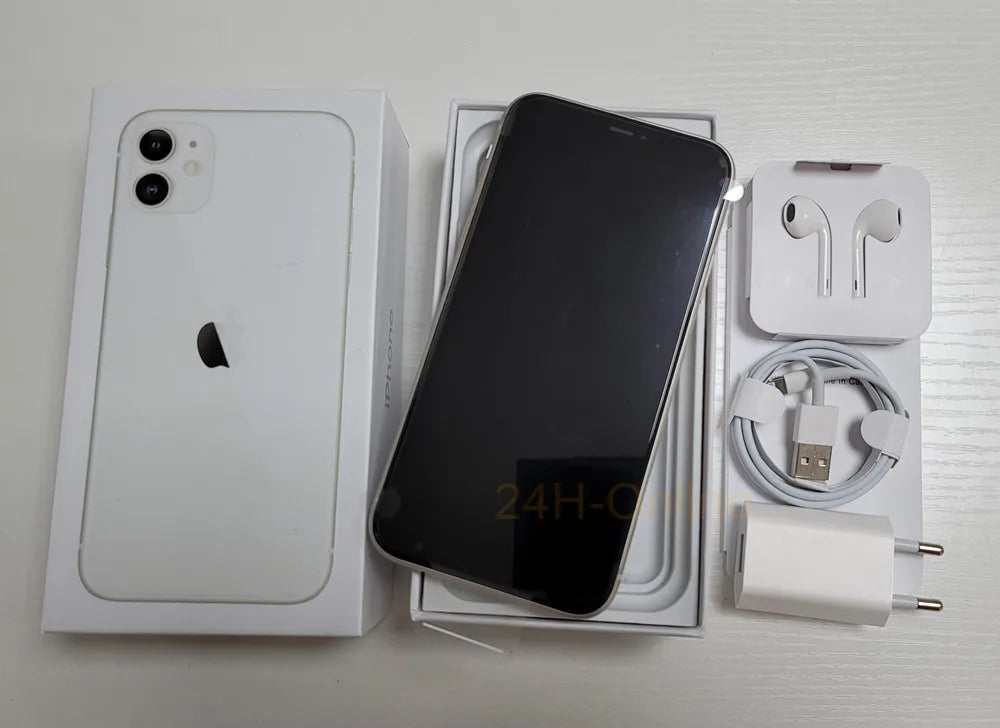 Apple iPhone 11 64/128/256GB ROM 6.1" Original Liquid Retina IPS LCD Face ID A13 IOS Genuine iPhone11 Unlocked 4G LTE Cellphone - Universal Market