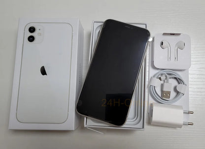 Apple iPhone 11 64/128/256GB ROM 6.1" Original Liquid Retina IPS LCD Face ID A13 IOS Genuine iPhone11 Unlocked 4G LTE Cellphone - Universal Market