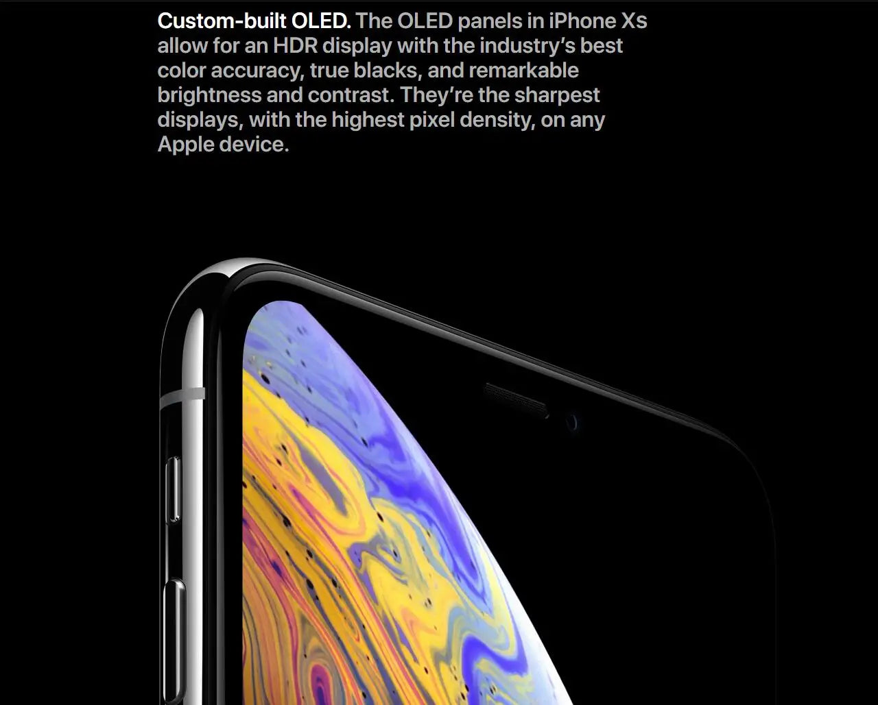 Apple iPhone XS 5.8" Retina OLED Display 4G LTE 2658mAh A12 Bionic Chip 4G RAM 64GB/256GB/512GB ROM Original Unlocked Used Phone - Universal Market