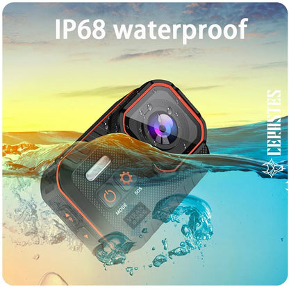 Action Camera 4K60FPS With Remote Control Screen Waterproof Sport Camera Drive Recorder Sports Camera Helmet Action Cam