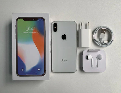 Original  iPhone X 4G Mobile Phone FACE ID 3GB RAM 64GB/256GB ROM OLED 5.8" 12MP+7MP A11 Bionic Hexa Core IOS iphone x