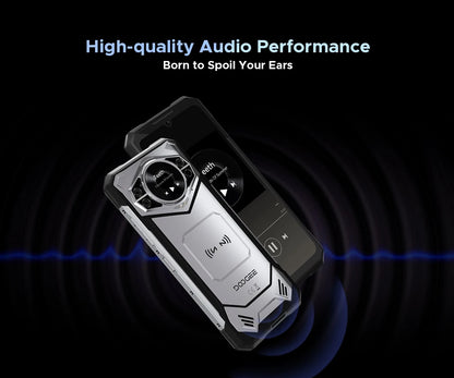 Global Version DOOGEE S200 5G Rugged Phone 12GB +256GB 6.72" Display 100MP AI Main Camera 10100mAh Mobilephone Android 14 NFC