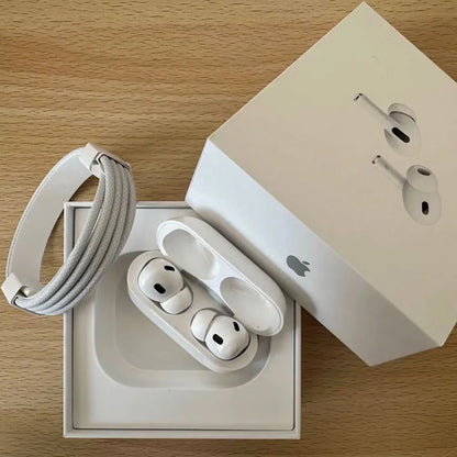Used Refurbished Apple AirPods Pro 2nd wireless Bluetooth earphone H2 chip wireless charging box Active Noise With box Original