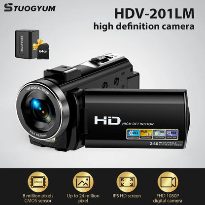 Digital Camera Photographic Cameras With 3.0 Inch Rotating Screen Professional Photo Camera Hd Video Kids Cameras  For Home - Universal Market