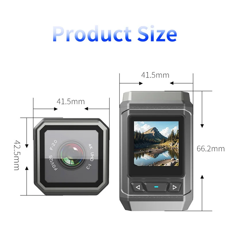 CABE-4K Ultra HD Wireless Wifi Sports Camera With LCD Screen Waterproof Cam Bicycle Cycling Recorder For Motorcyle Riding