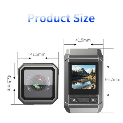 CABE-4K Ultra HD Wireless Wifi Sports Camera With LCD Screen Waterproof Cam Bicycle Cycling Recorder For Motorcyle Riding