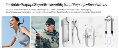 4K Motorcycle Mini Recorder Finger WIFI Action Camera Lightweight POV Motorcycle Road Sport Cam Bicycle Vlog Pet Body Camera - Universal Market