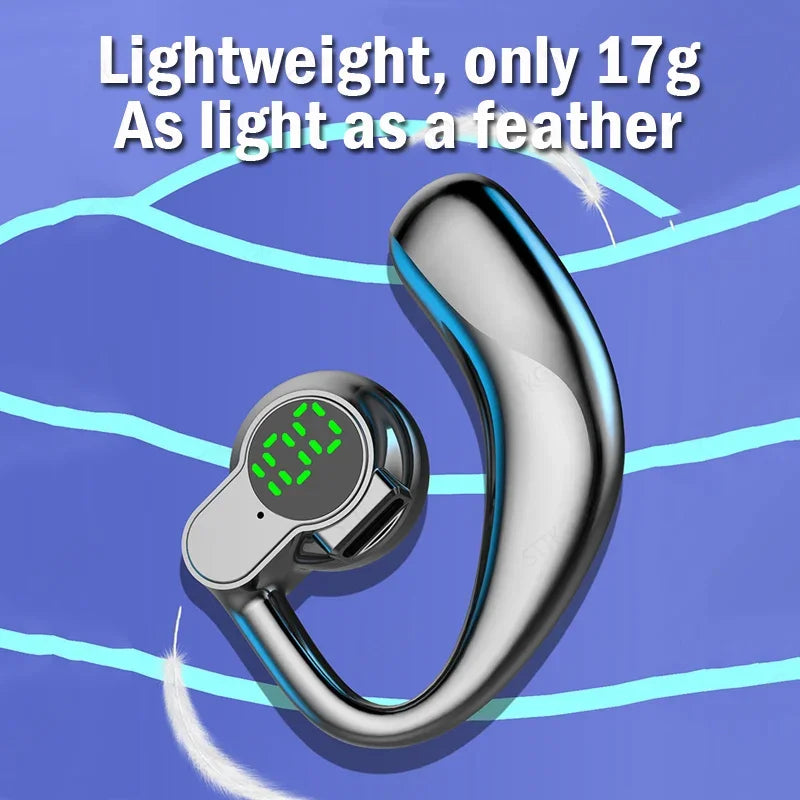 Wireless Bluetooth Headphones Full Open Headset Air Conduction Ear Hook Earphones Handsfree Noise Canceling Audifonos Sports - Universal Market
