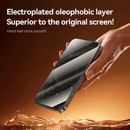 Joyroom 1/2PCS 20° Anti-spy Glass For iPhone 16 15 Pro Max Glass For iPhone 14 13 12 Pro Max Privacy Screen Protector Glass