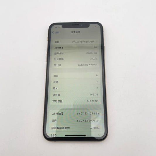 Apple iPhone XS 4GB RAM 64/256GB ROM Original Unlocked 5.8" Super Retina OLED Face ID NFC 4G CellPhone Fast Shipping