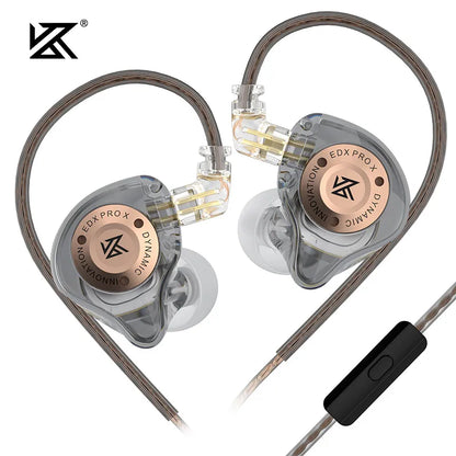 KZ EDX PRO X In Ear Dynamic Drive Earphone HIFI Bass Music Earbud Sport Noise Cancelling Headset ZSN ZST  ZS10 pro x  C12 CRA - Universal Market