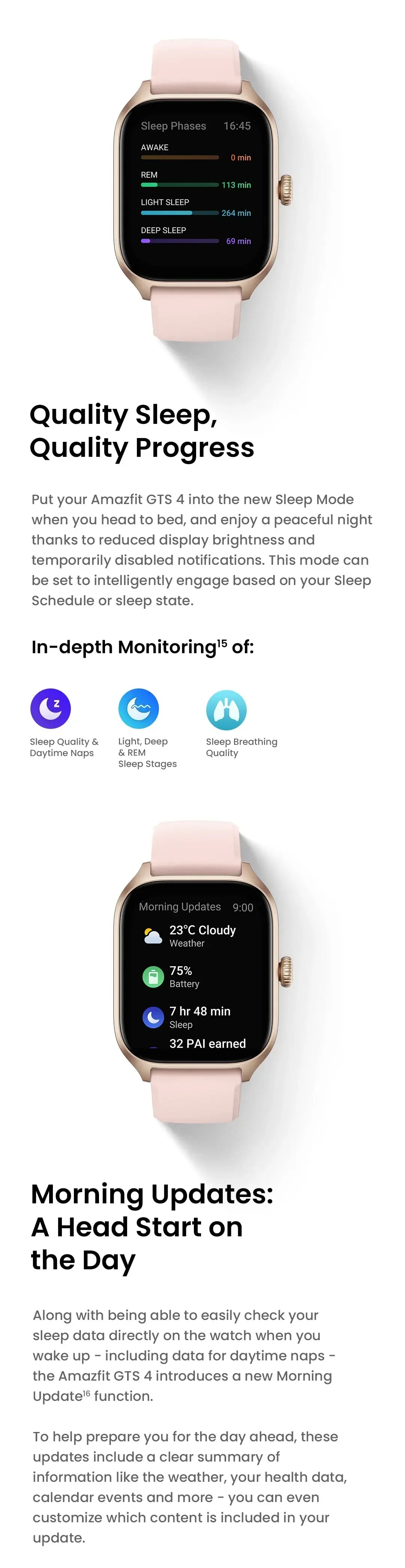 Brand New Amazfit GTS 4 Smartwatch Zepp OS GPS Alexa 24H Heart Rate 150 Sports Modes Smart Watch For IOS Android