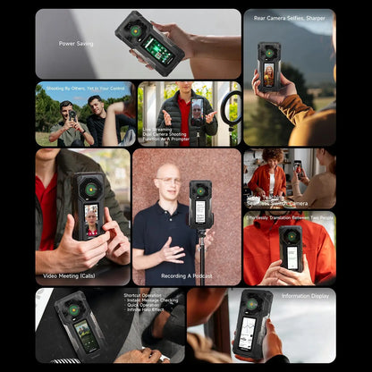 Ulefone Armor 33 Pro Rugged Smartphone 5G Dual Screen 6.95" 120Hz 16GB+512GB 25500mAh Battery 66W 64MP Night Vision NFC