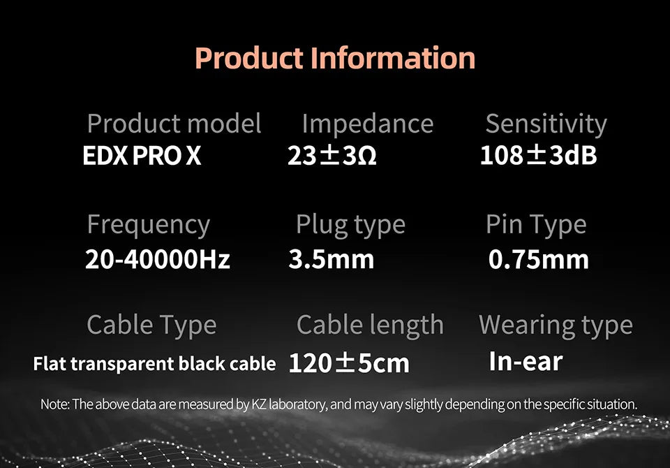 KZ EDX PRO X In Ear Dynamic Drive Earphone HIFI Bass Music Earbud Sport Noise Cancelling Headset ZSN ZST  ZS10 pro x  C12 CRA - Universal Market