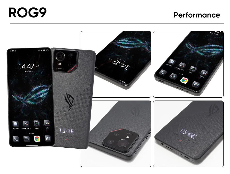 World Premiere ASUS ROG Phone 9 5G Smartphone Snapdragon 8 Elite 6.78‘’ 185Hz AMOLED Display ROG 9 Pro 5800mAh NFC Mobile Phone