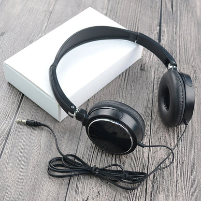 Universal 3.5mm Wired Computer Headphone Foldable Portable Music Gaming Headset Noise Canceling Sports Earphone Stereo Headset - Universal Market