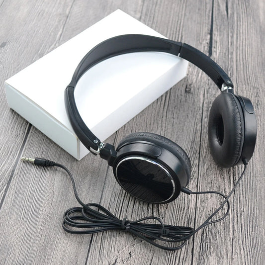 Universal 3.5mm Wired Computer Headphone Foldable Portable Music Gaming Headset Noise Canceling Sports Earphone Stereo Headset - Universal Market