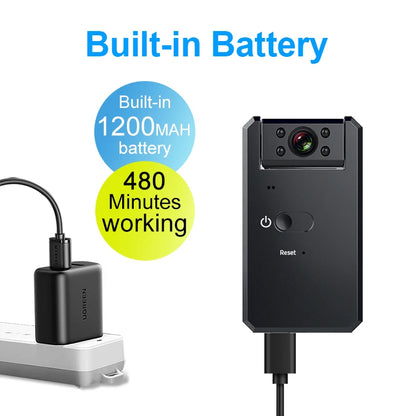 MD90 Mini Camcorder 1080P Body Camera Night Vision Sport Outdoor DV Voice Video Recorder Action HD Cam Recorder - Universal Market