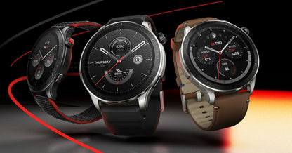 New Amazfit GTR 4 Global Version 46mm Smartwatch AMOLED Display Zepp OS App 14-day Battery Life GPS Watch for Andriod IOS Phone