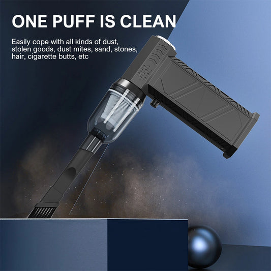 350000 RPM 8000mAh Pocket Dust Blower Mini Turbo Jet Fan Rechargeable 58m/s Turbo Violent Fan Powerful Blower for Cleaning