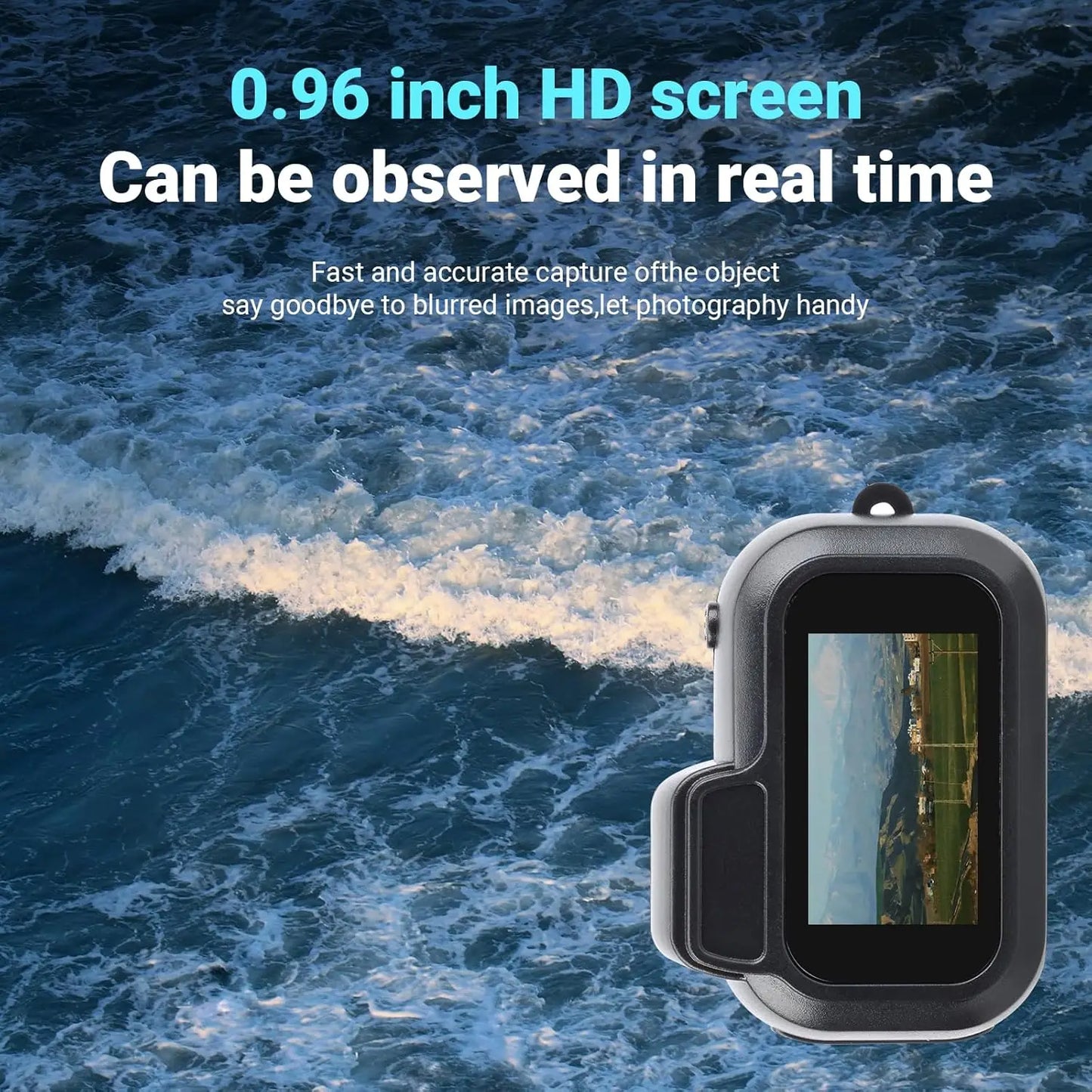 Mini Keychain Camera1080P 2MP Mini Body Camera, Portable Micro Video Camcorder with 0.96inch Display for Kids Students Travel