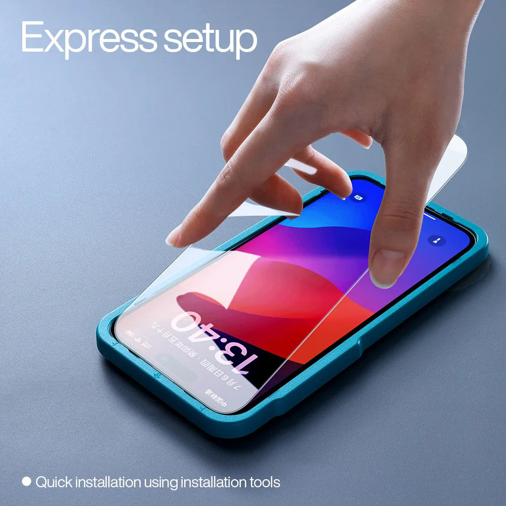 SmartDevil Screen Protector for iPhone 17 Pro Max 17 Air 17 16 Pro Max 15 14 13 15Pro Tempered Glass Non-full Cover Front Film