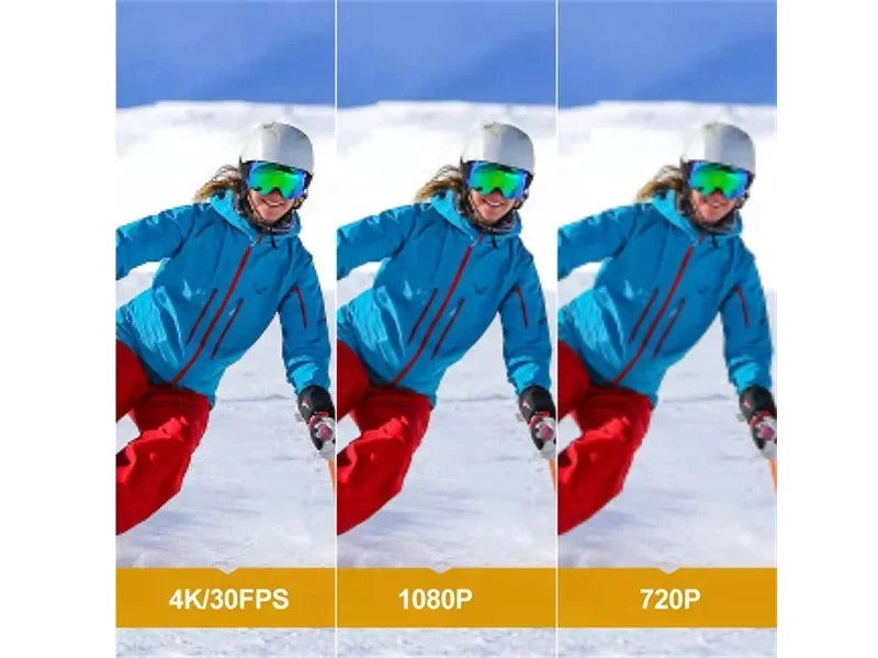 Action Camera 4K bicycle camera Electronic Stabilizer Action cam WiFi 4k Sport camera Helmet Video Recording Cameras for go pro