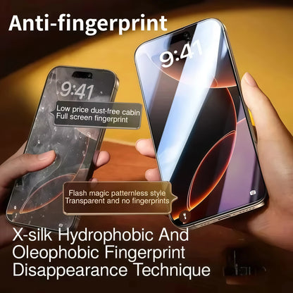 3Pcs For iPhone 16 15 14 13 12 11 Pro Max Mini 16E X XS Max XR Dust Free Installation Privacy Screen Protector Anti-spy Glass