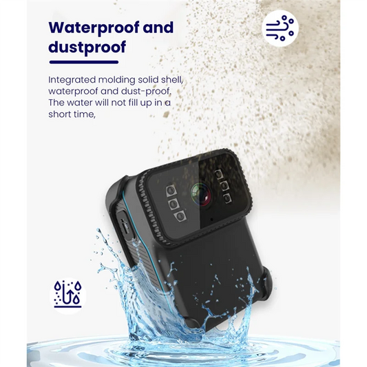 A34M-CS02 1080P HD Portable Body Action Camera CS02 Back Clip Action Camera Wifi DV Camcorder Loop Recording