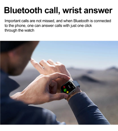 2025 AI Diagnosis NFC Smart Watch Women 1.85 inch AMOLED Blood pressure Heart Rate Temperature BT call Smartwatches Men For IOS